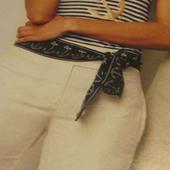 J. Crew Island-print georgette sash NWT - Picture 2 of 4